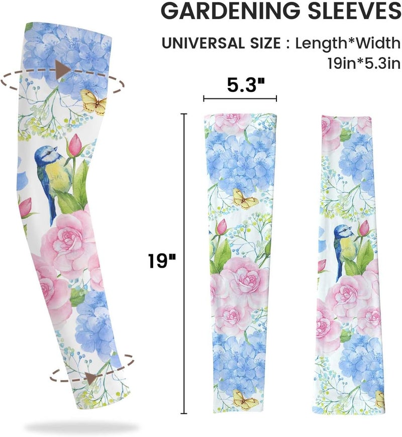 YPHCDO Store Gardening Sleeves Farm Sun Protection Arm Cooling Sleeves Thorn Proof Garden for Women Men with Thumb Hole - Image 5